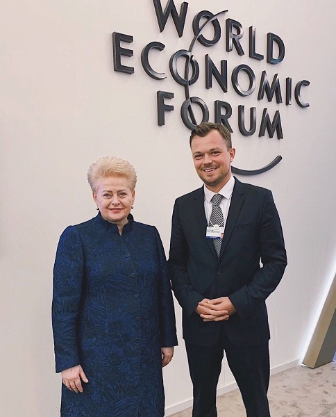 Einaras von Gravrock su LR Prezidente Dalia Grybauskaitė